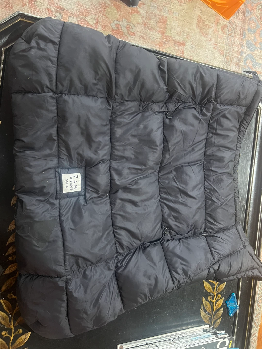 7 A.M. Enfant Black Puffer Stroller Bag - photo 2