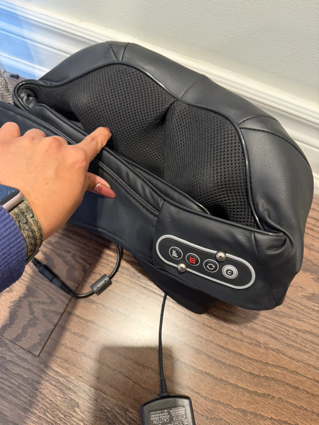 Black Neck and Shoulder Massager with AC Adapter - photo 2