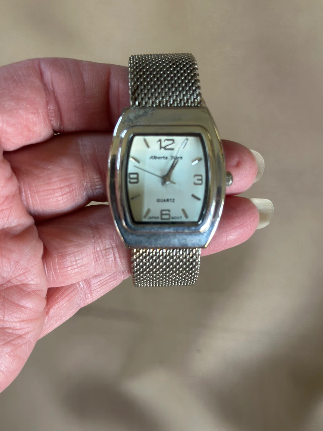 Alberta Firs Quartz Mesh Band Watch
