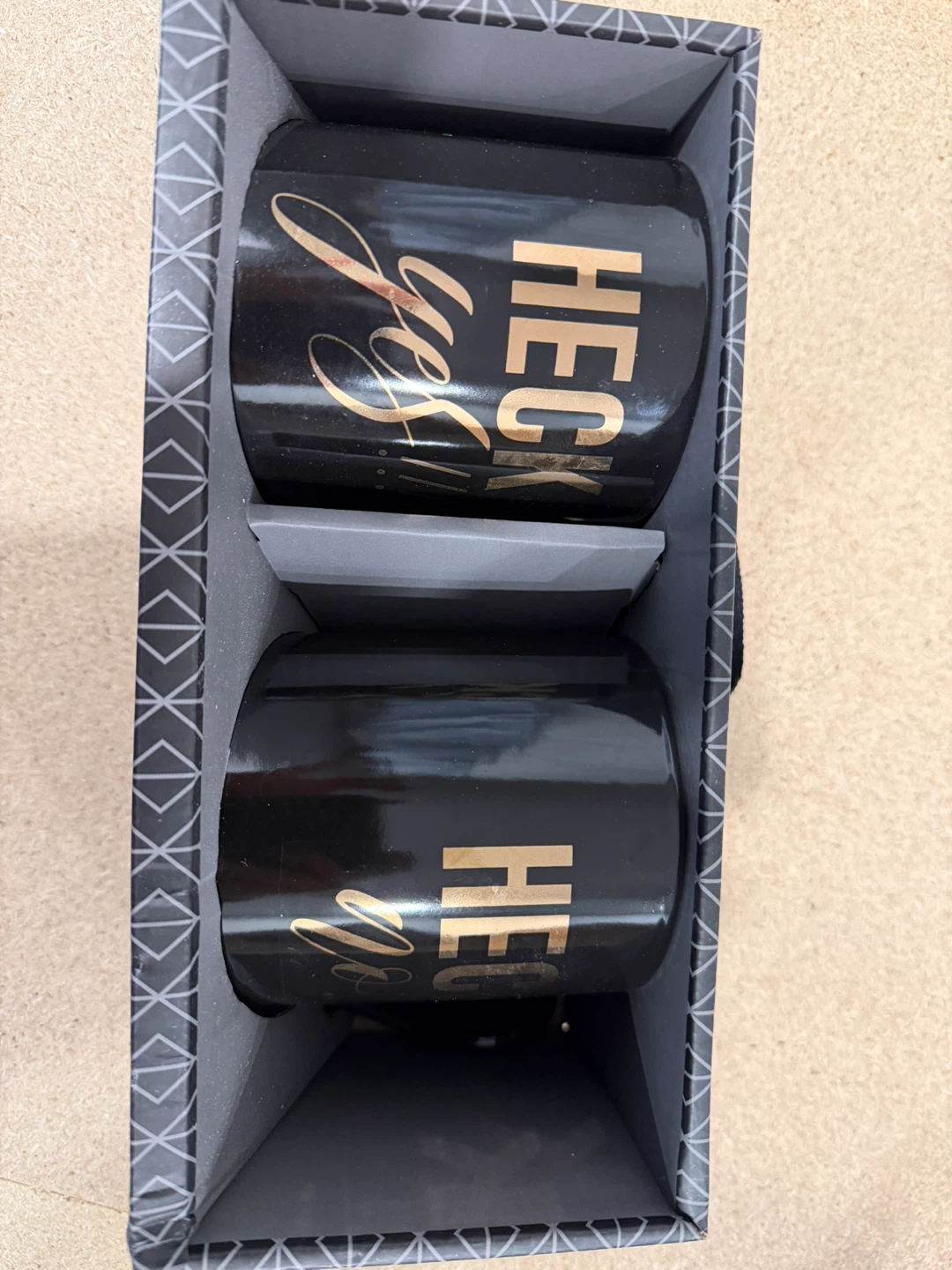 Pair of Black Mugs
