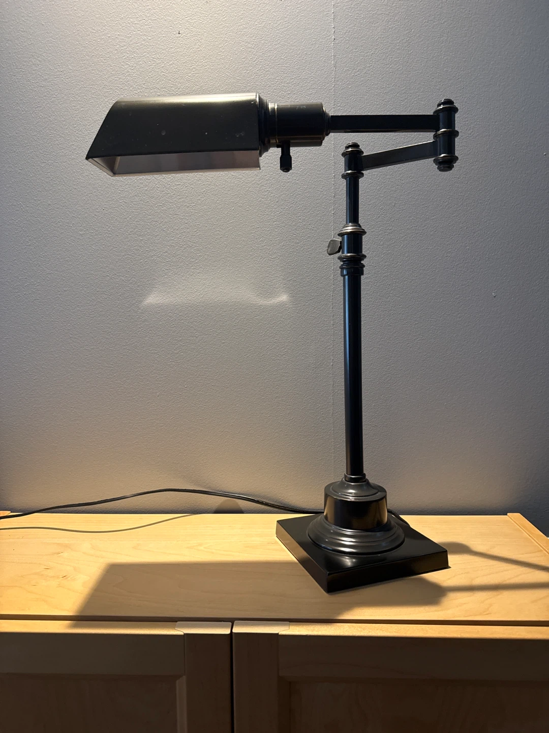 Black Metal Desk Lamp
