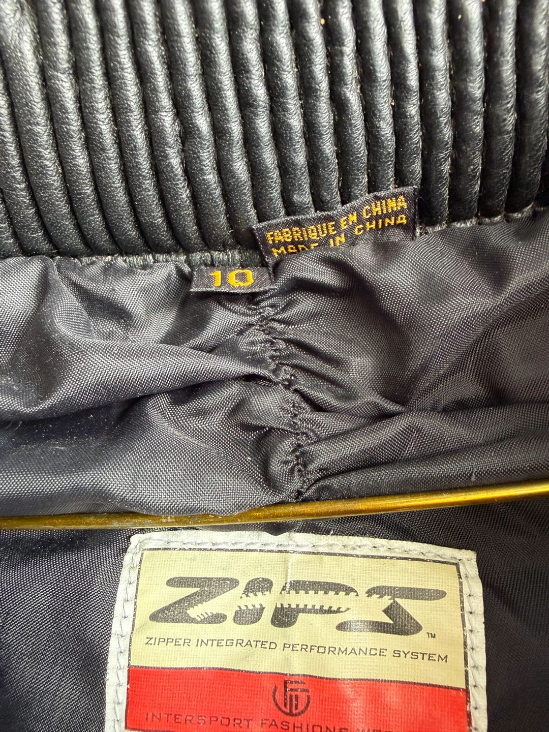 Motorcycle Jacket and Pants - Yellow/Black/White - Size 18/20 - photo 4