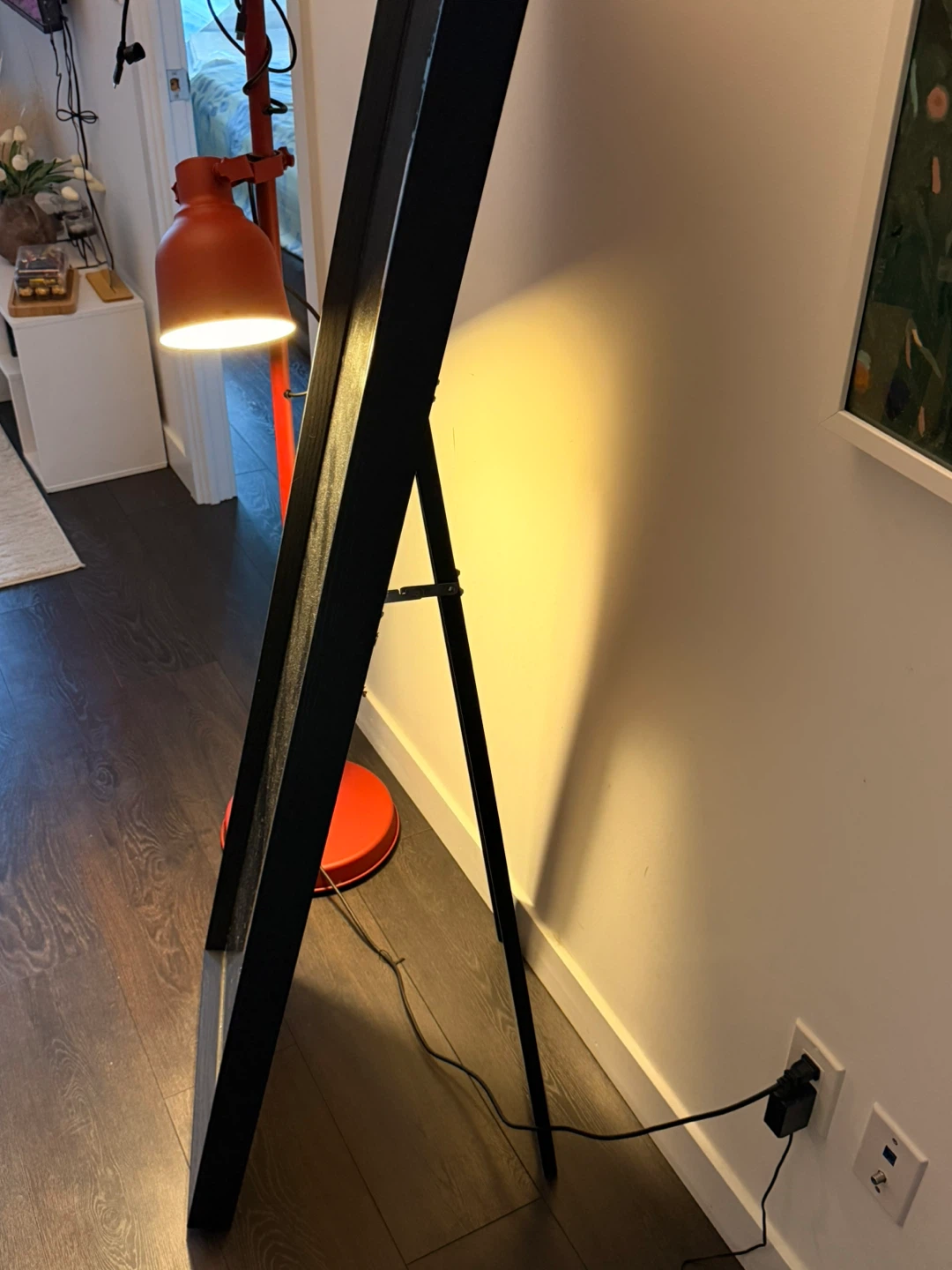 Black Floor Mirror - 159 cm x 78 cm - photo 2