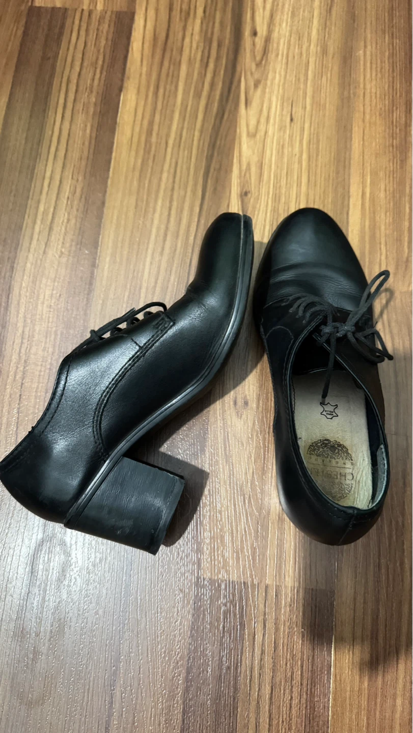 Genuine Leather Lace-Up Heels Ankle Boots - photo 3