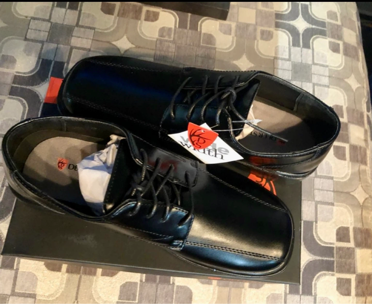 Deer Stags Kids' Black Oxford Shoes s