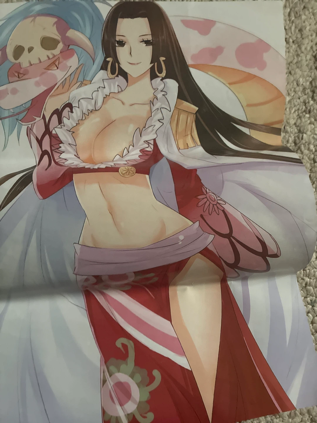 One Piece Boa Hancock Wall Scroll