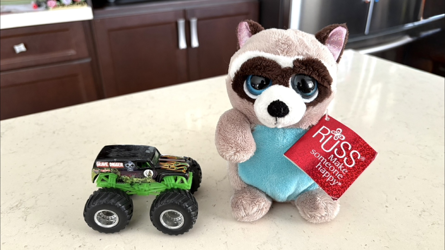 Russ Li'l Peepers "Scout" Raccoon Plush