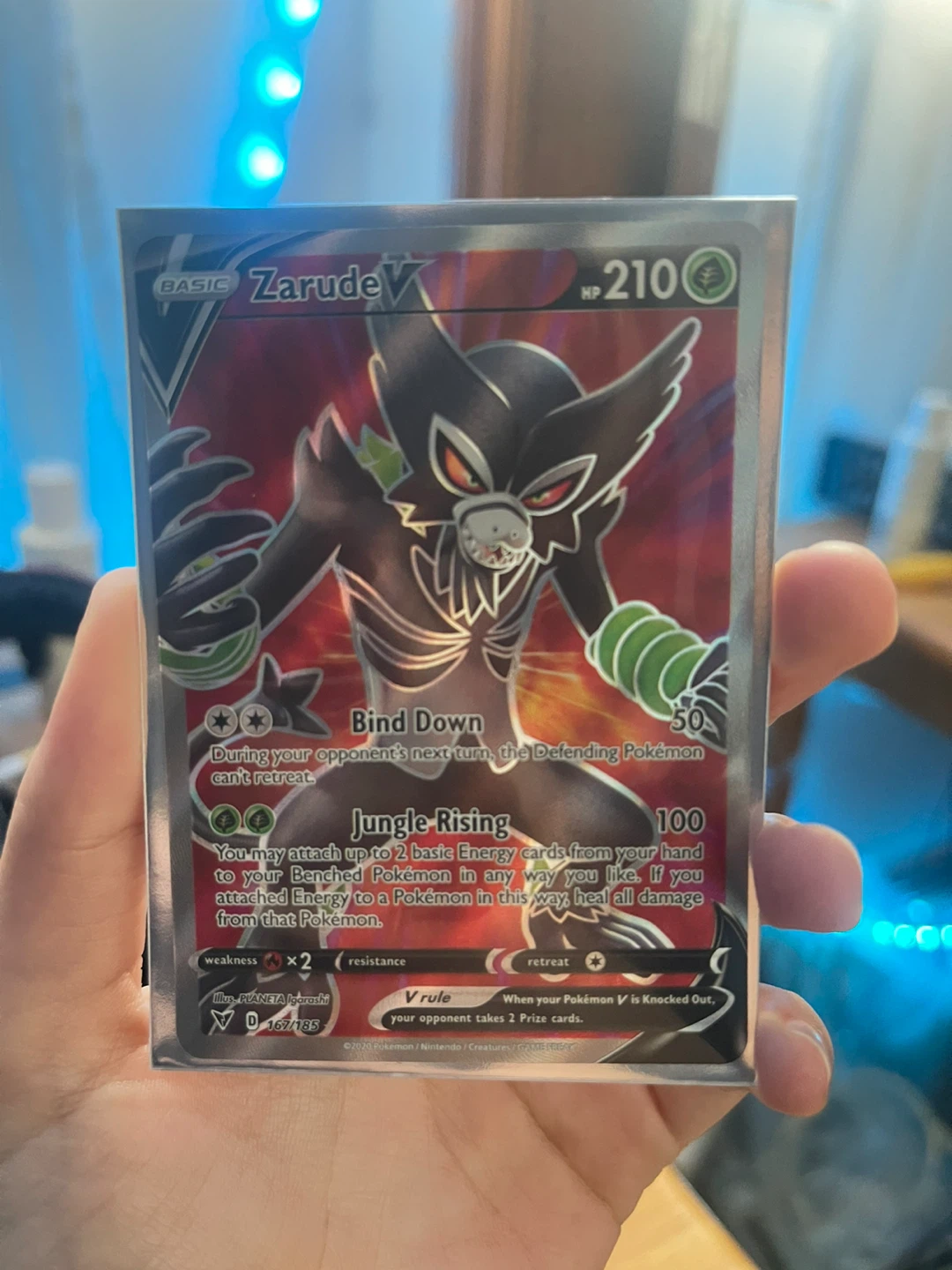 Pokemon Card - Zarude V (167/185)