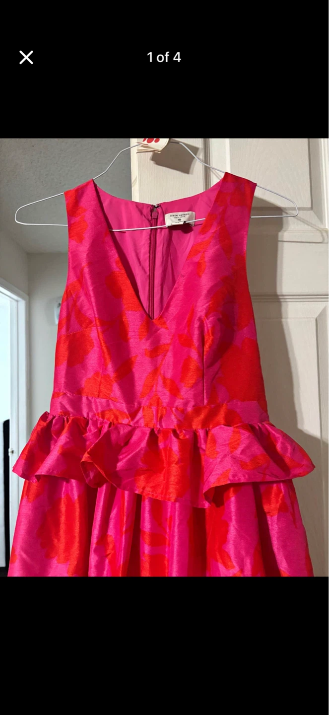 Kate Spade x target New York Pink plus Floral Midi Dress - photo 4
