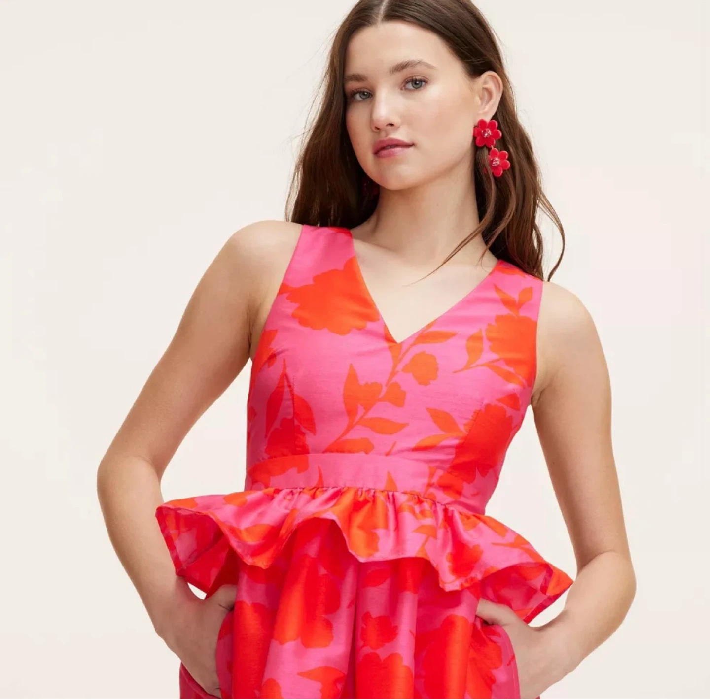 Kate Spade x target New York Pink plus Floral Midi Dress - photo 2
