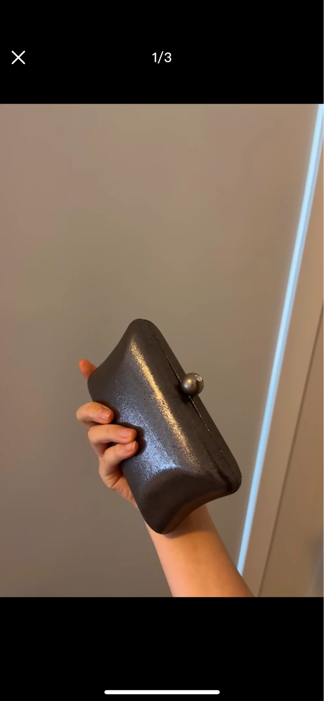FREE Vintage Sparkly Clutch with Chain Strap