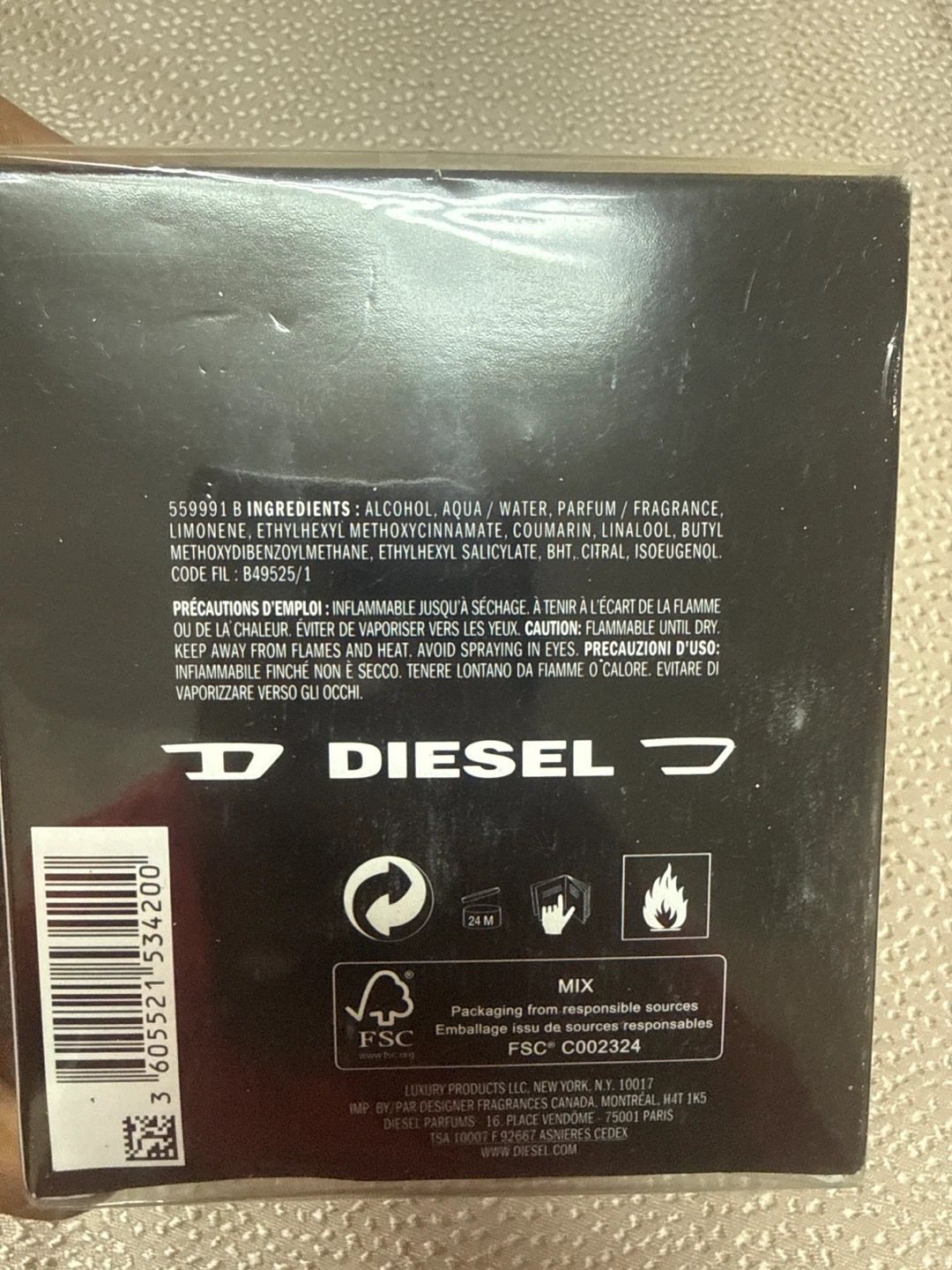 DIESEL Only the Brave Tattoo Eau de Toilette 125 ml - photo 3