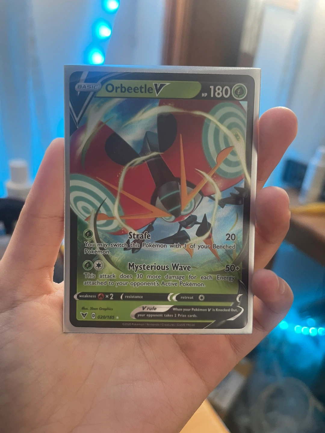 Pokemon Card - Orbeetle V (020/185)