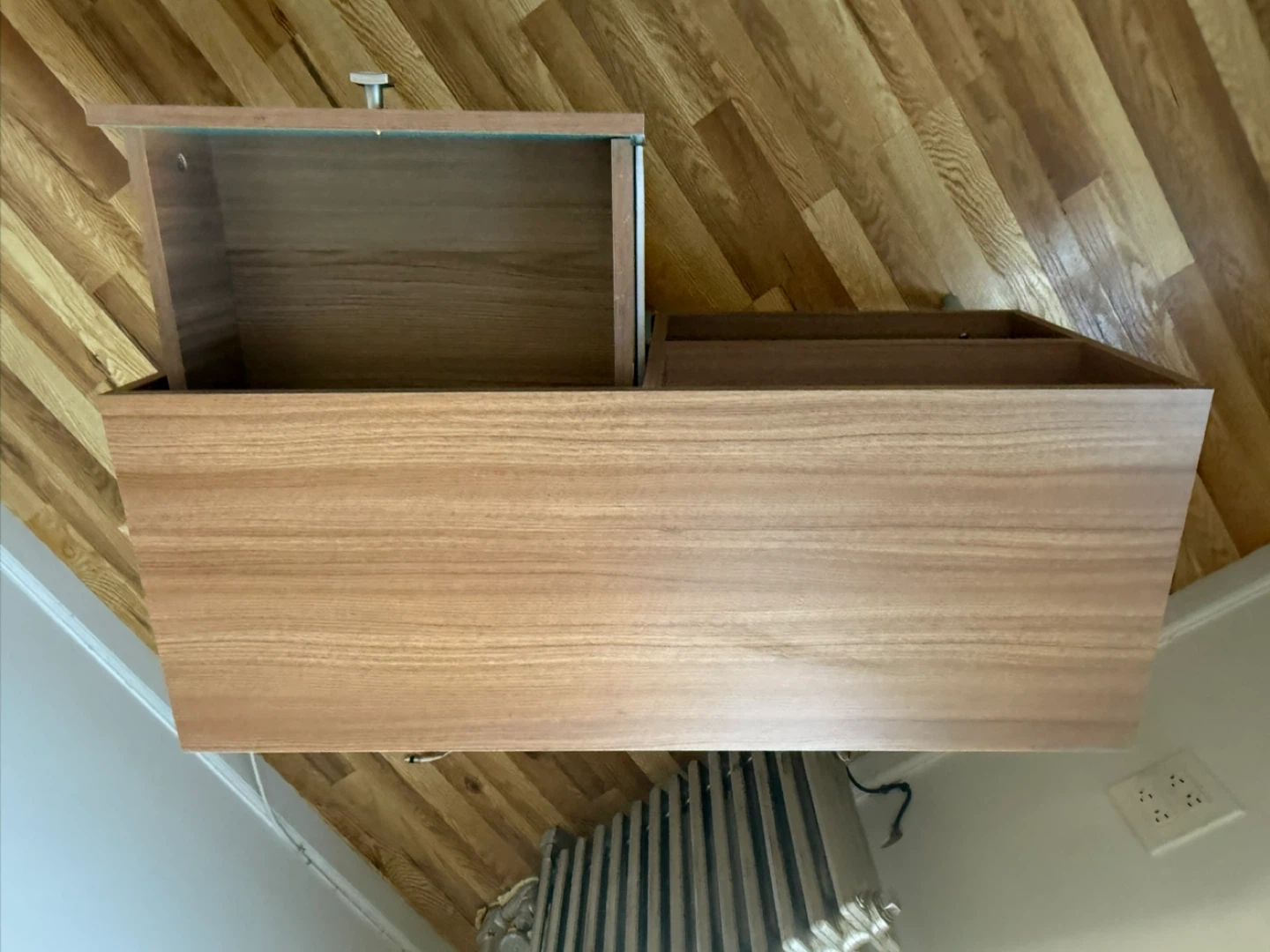Mid-Century Modern Style Side Table with Drawers - photo 4