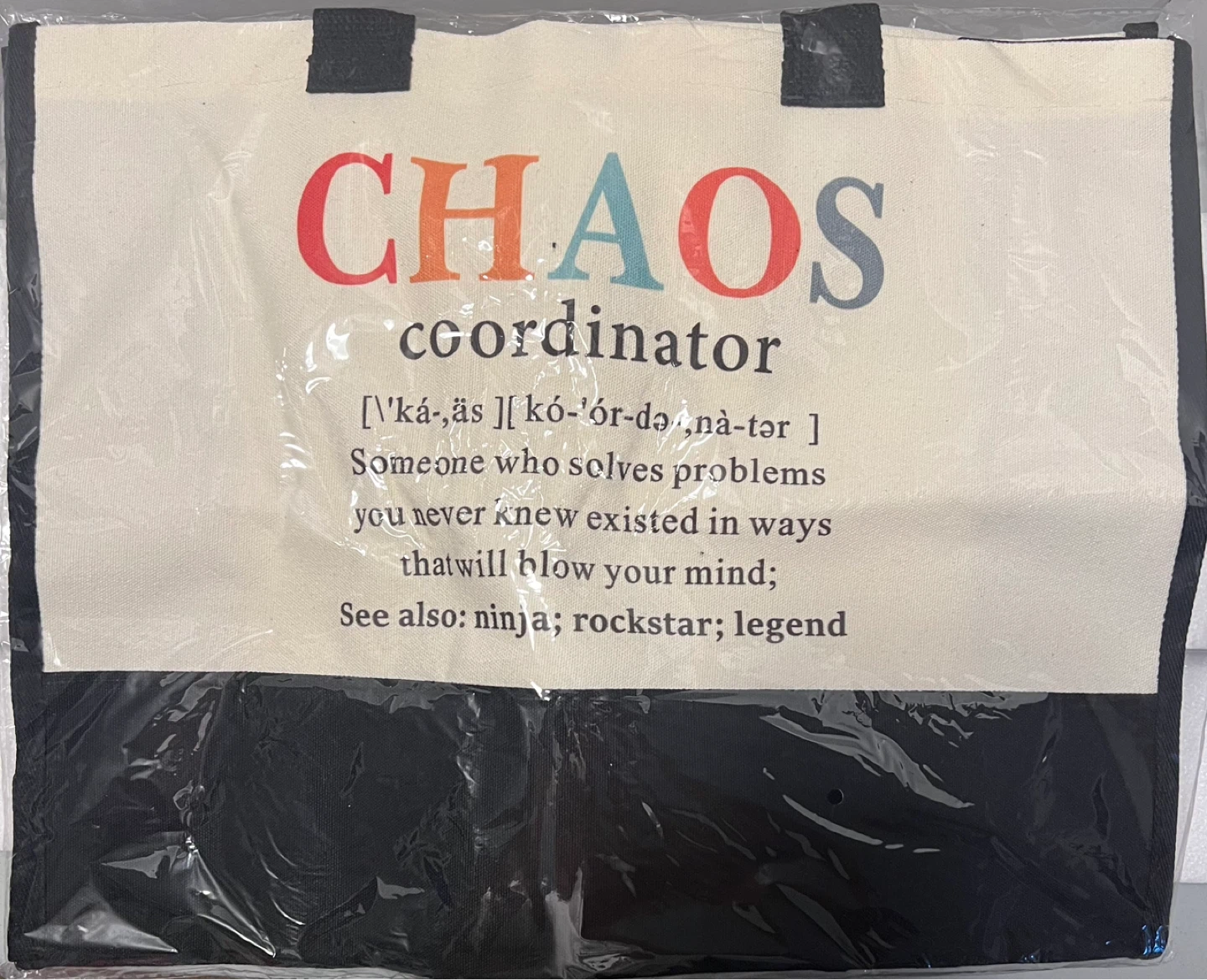 “Chaos Coordinator” Tote Bag!!!