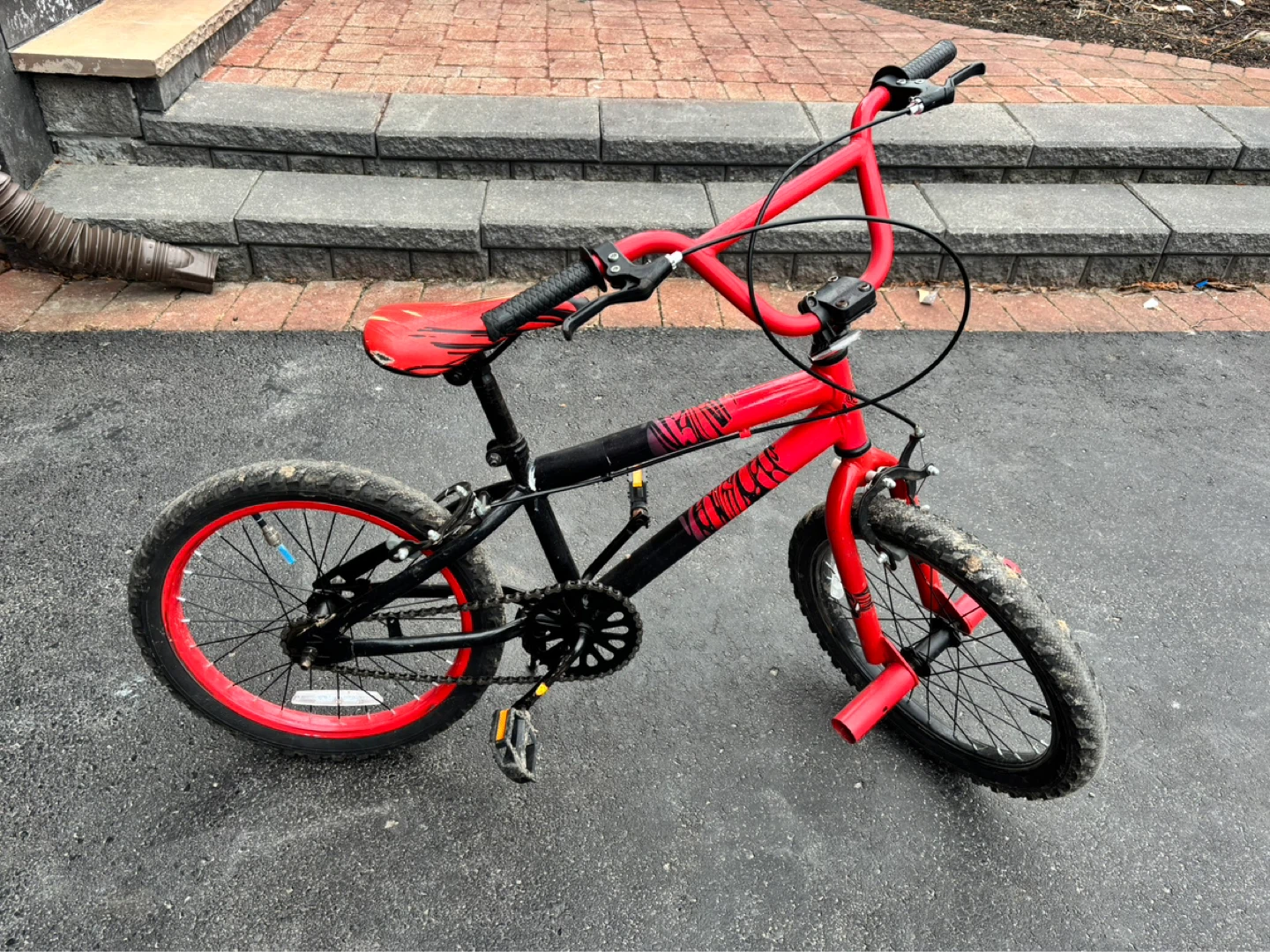 Huffy 18” Red BMX Bike for sale