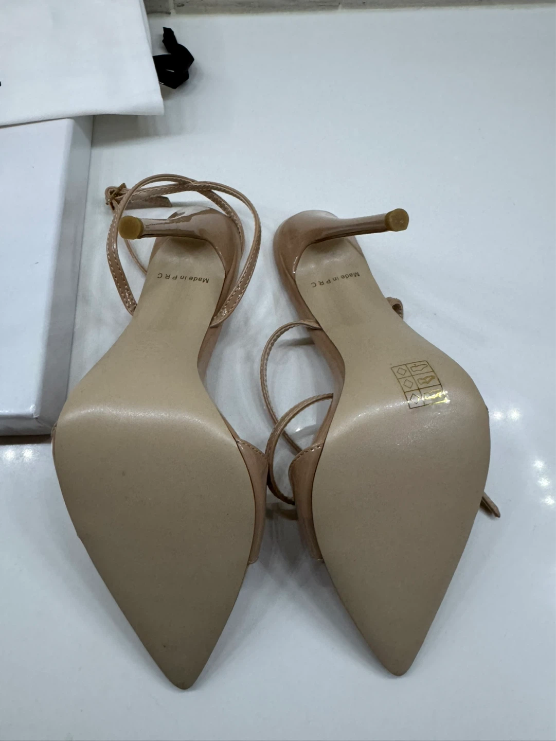 Femme LA Nude Strappy High Heel Sandals - photo 4
