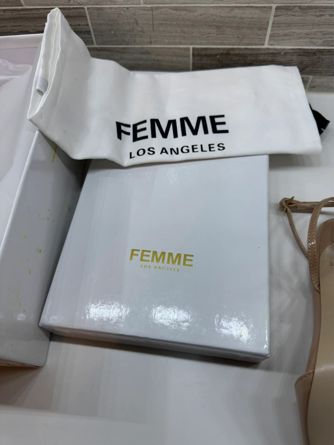 Femme LA Nude Strappy High Heel Sandals - photo 5