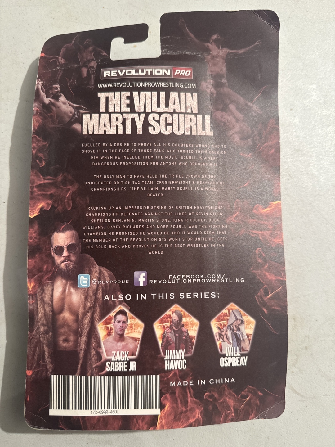 Revolution Pro Wrestling Marty Scurll Action Figure