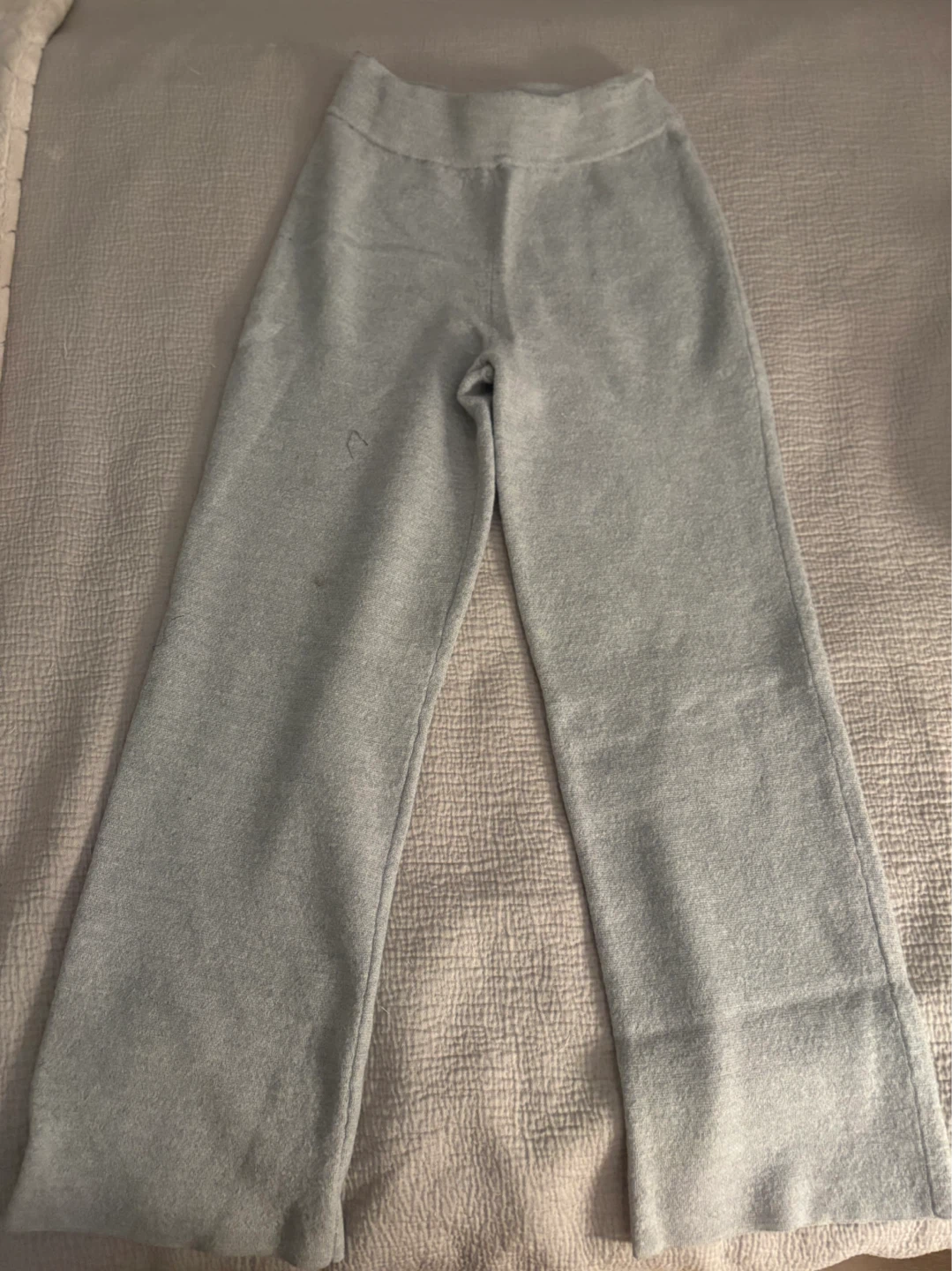 Club Monaco Grey Knit Wide Leg Pants - photo 3