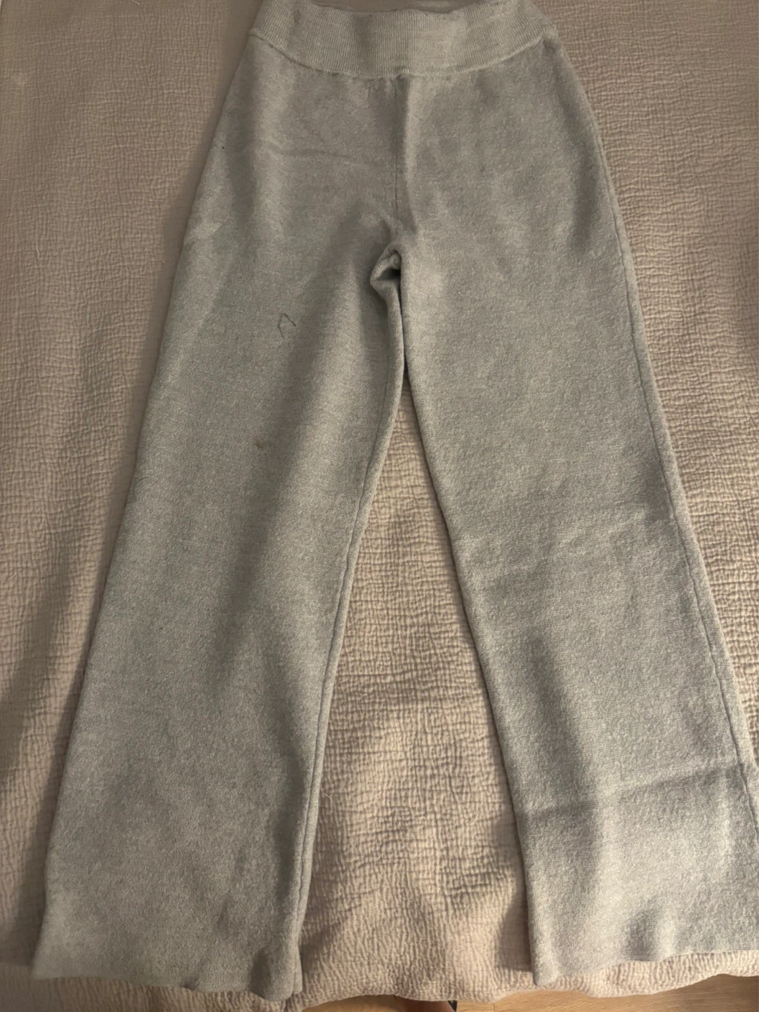 Club Monaco Grey Knit Wide Leg Pants