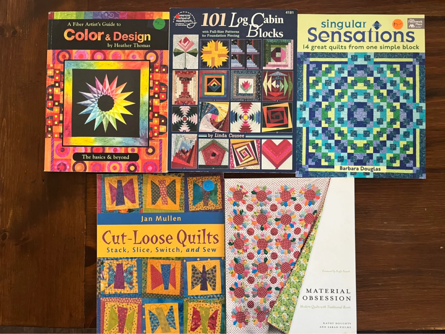 Set of 5 Quilting Books