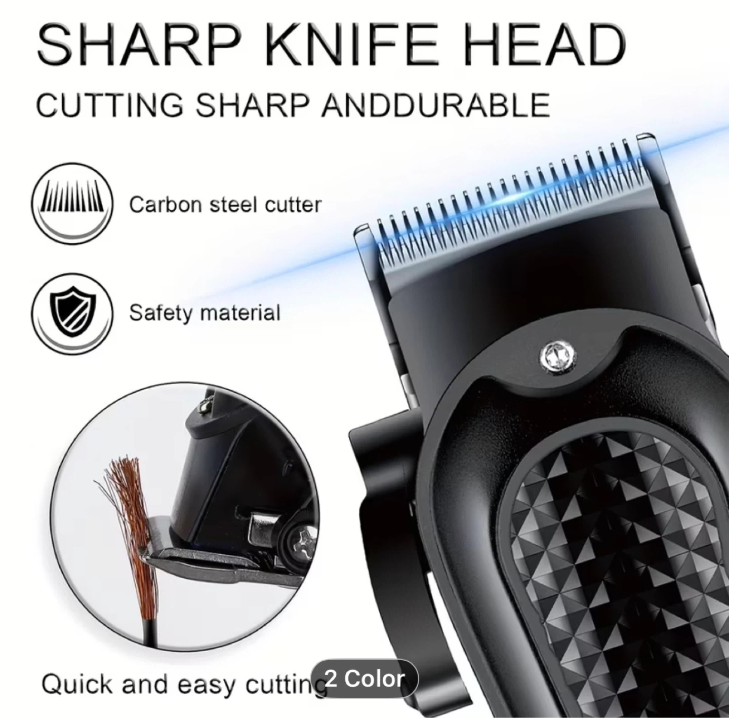 Haina 2pcs Men's Hair Clipper and Beard Trimmer Set - photo 5
