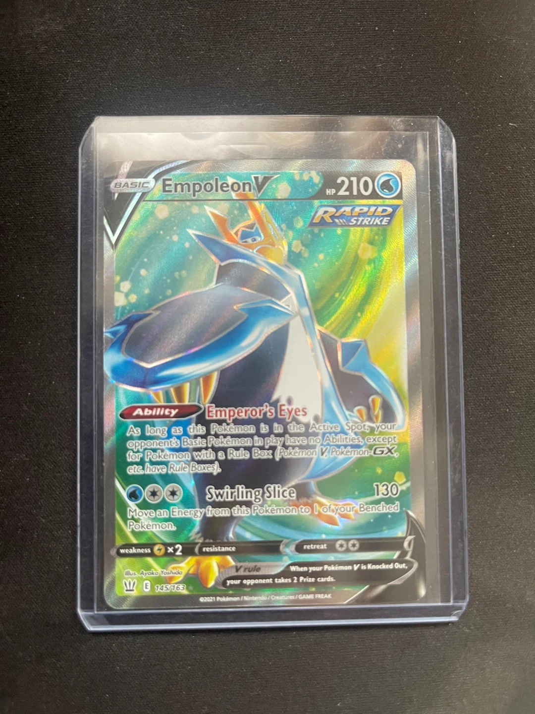 Pokemon Card - Empoleon V Rapid Strike (145/163)