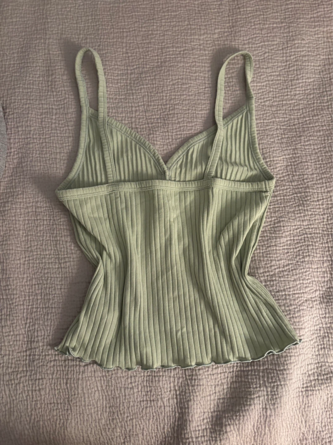American Eagle Ribbed Henley Tank Top - XS - photo 3