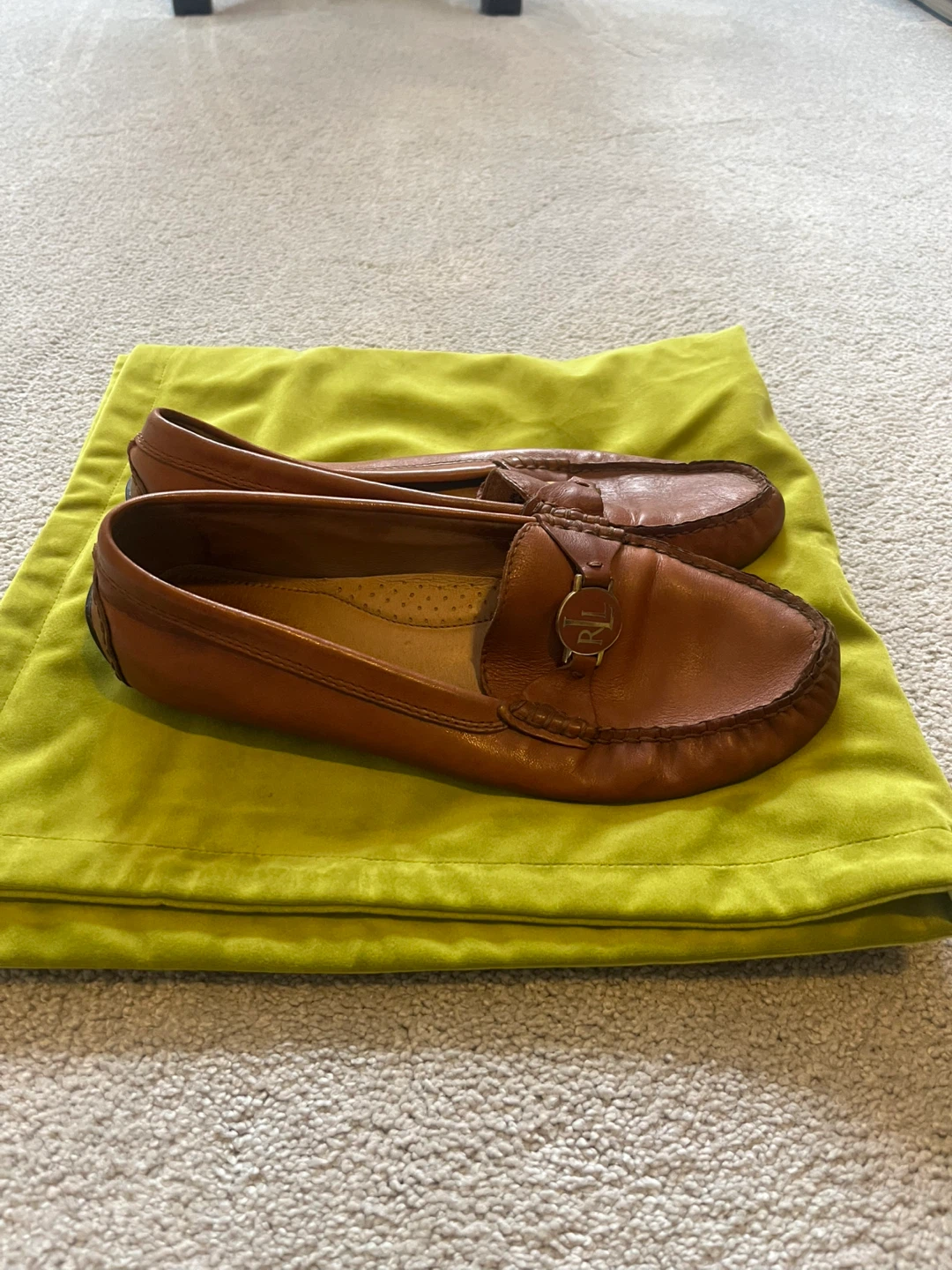 Lauren Ralph Lauren Women's Brown Leather Loafers - photo 3