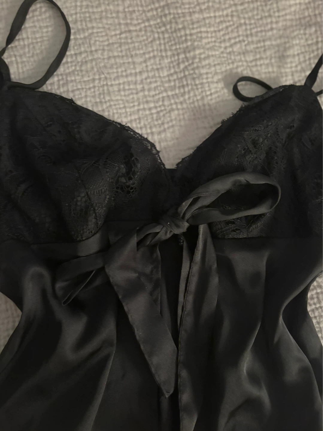 Black Lace Trim Camisole - photo 2
