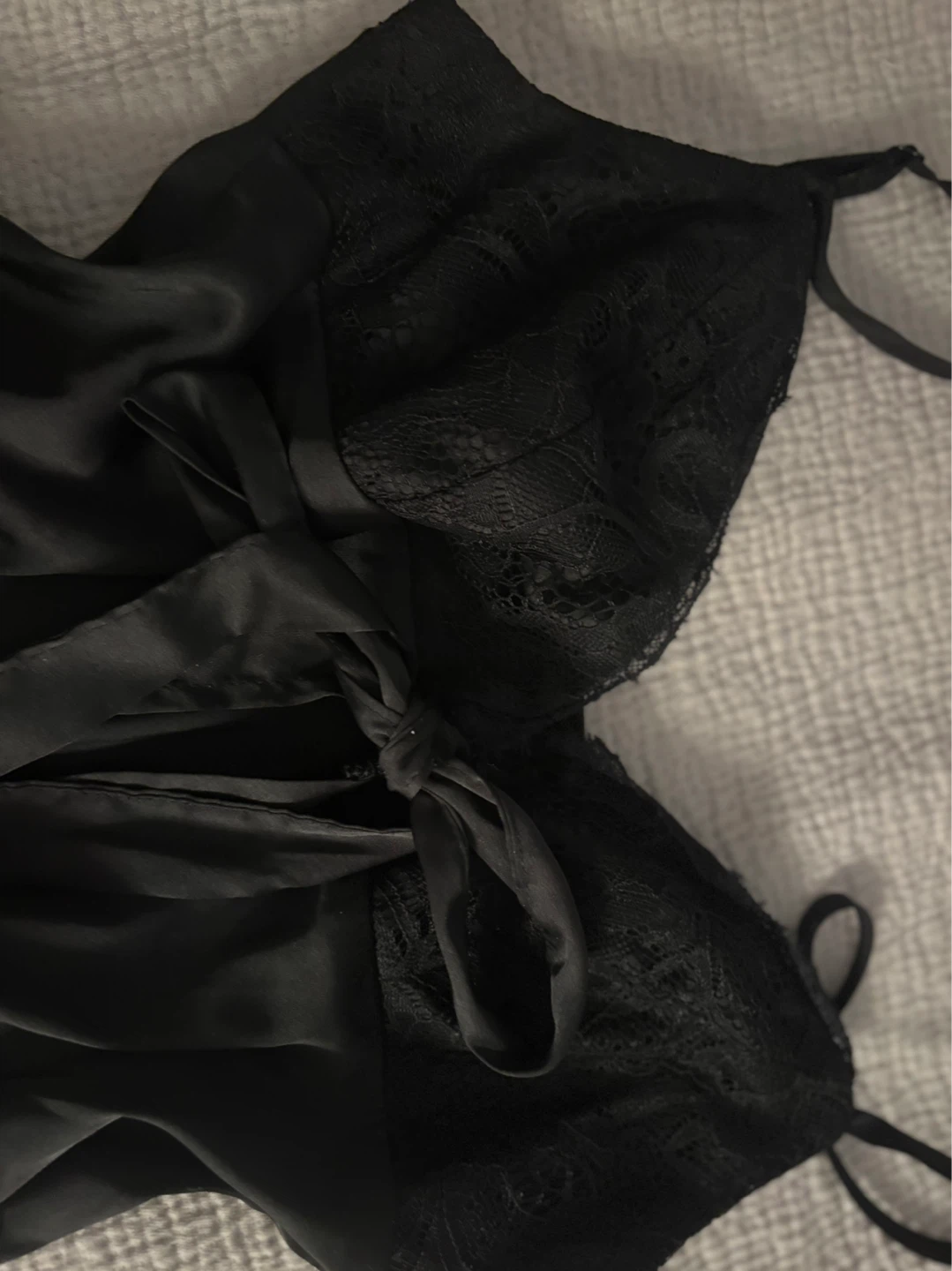 Black Lace Trim Camisole - photo 3
