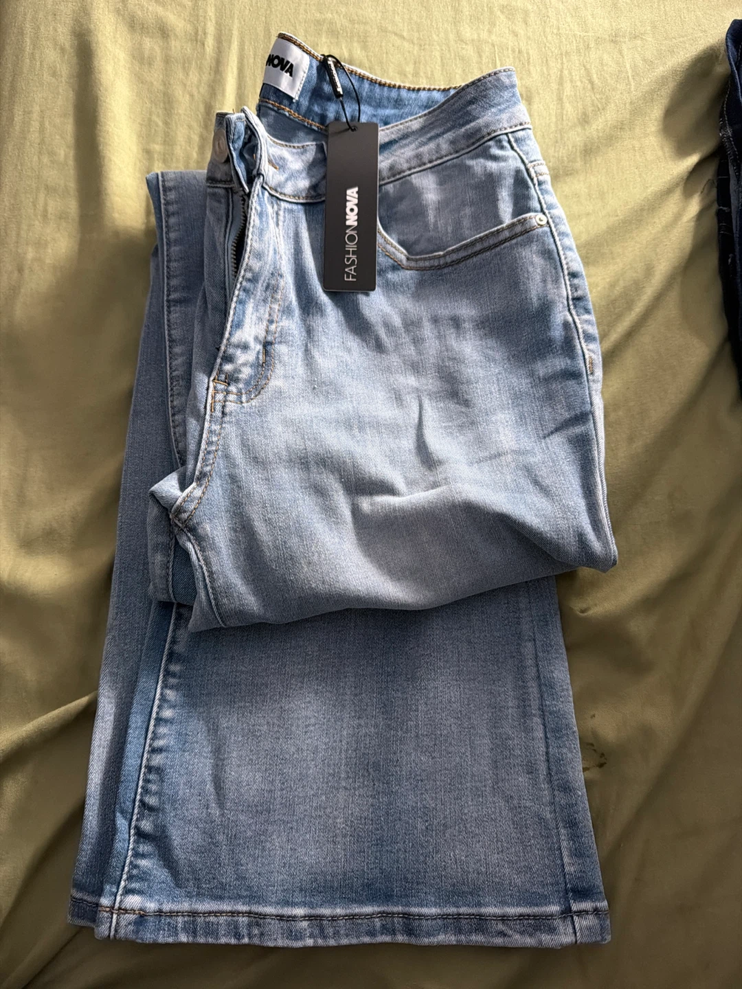 Fashion Nova Light Wash Denim Jeans