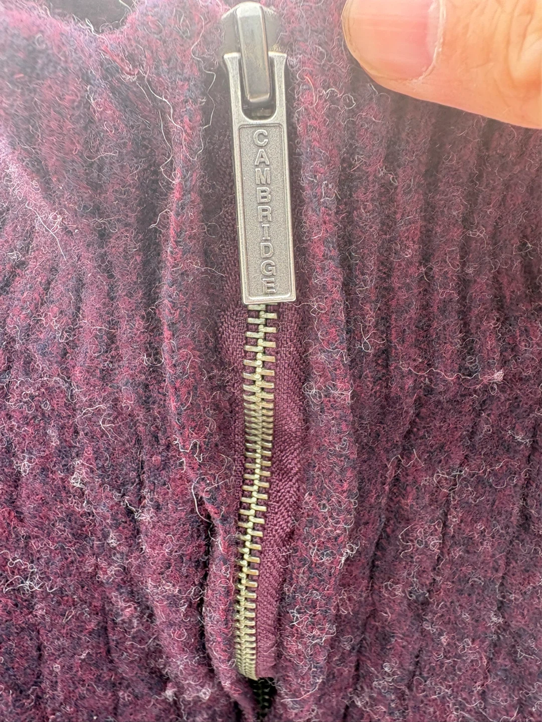 Cambridge Lamb's Wool 1/4 Zip Sweater - Size S - photo 3