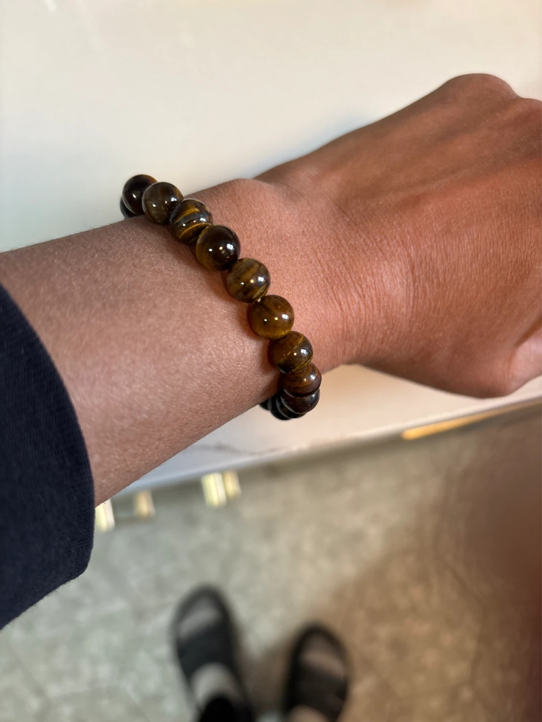 Tiger Eye and Hematite Beaded Bracelet - photo 5