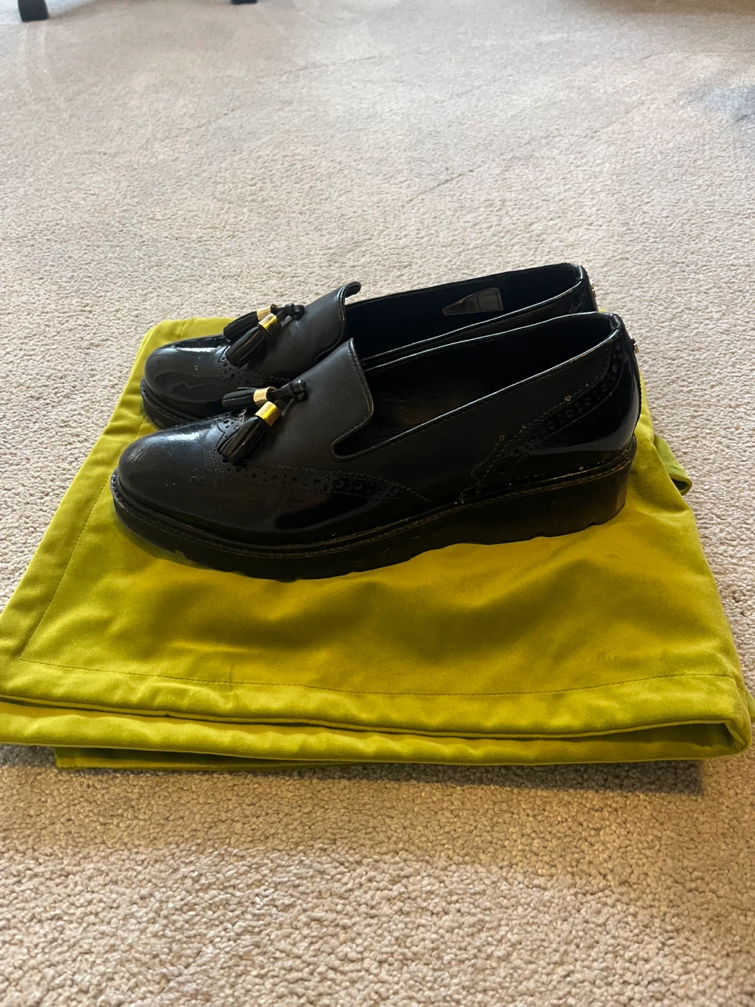 Dune Black Tassel Loafers - Women's Size 7 - photo 3