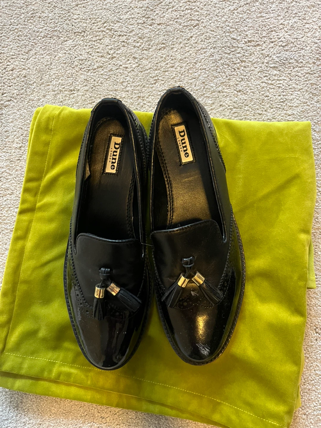 Dune Black Tassel Loafers - Women's Size 7 - photo 2
