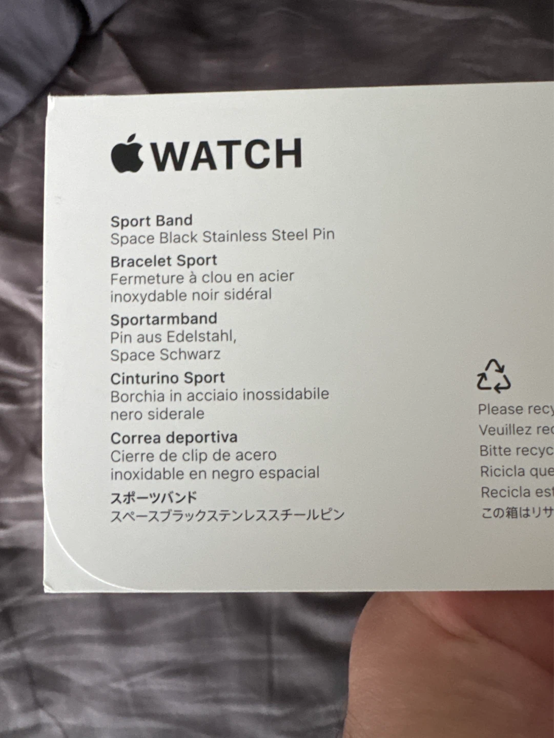 Apple Watch sport band - photo 3