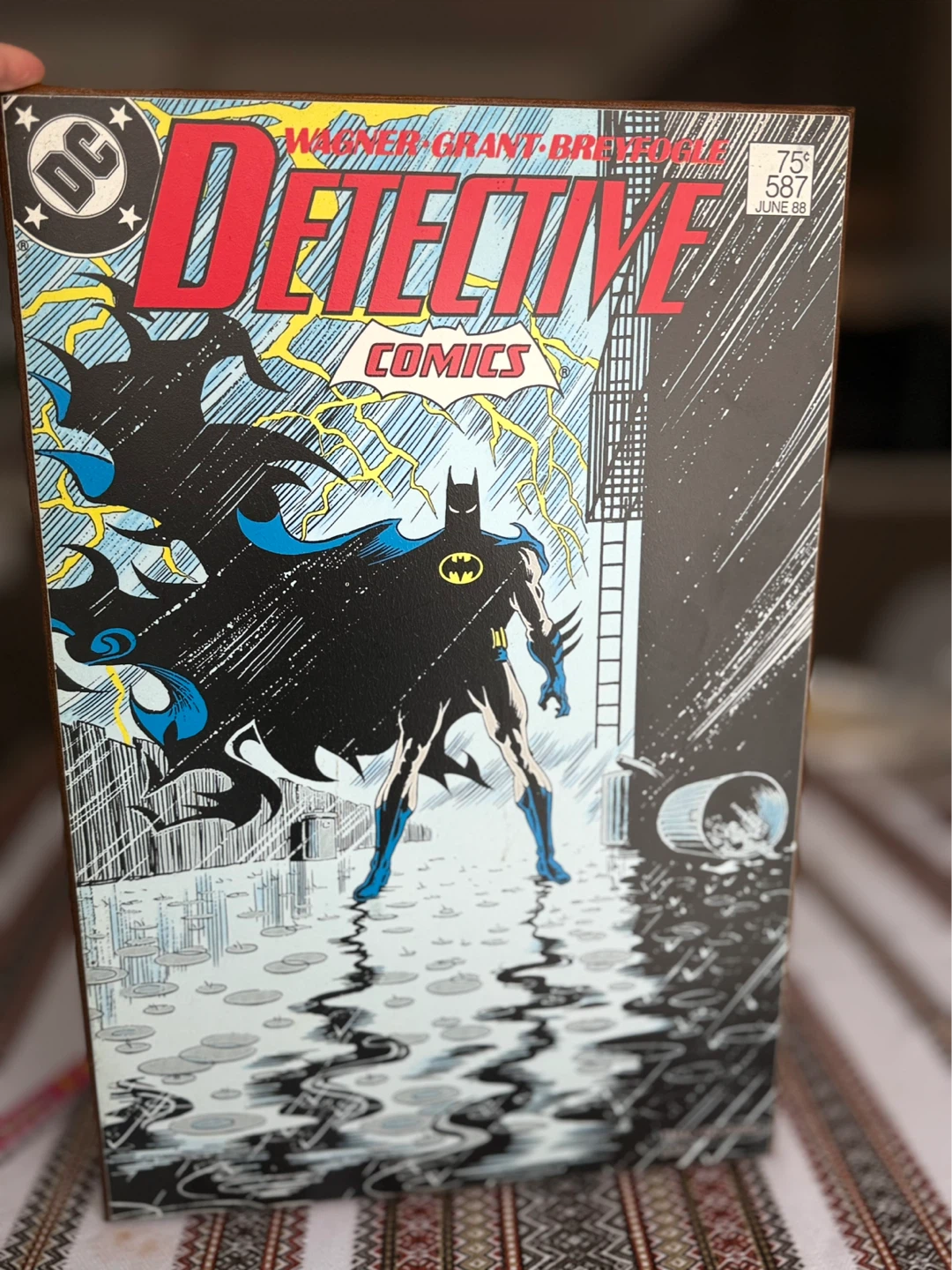 Detective Comics #587 Batman Framed Art