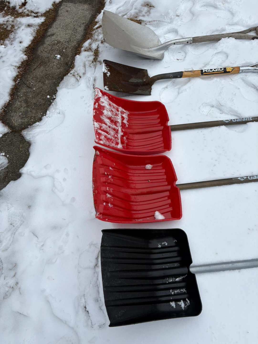 Snow Shovels - Garat, Ridgid, and FRAP - photo 2