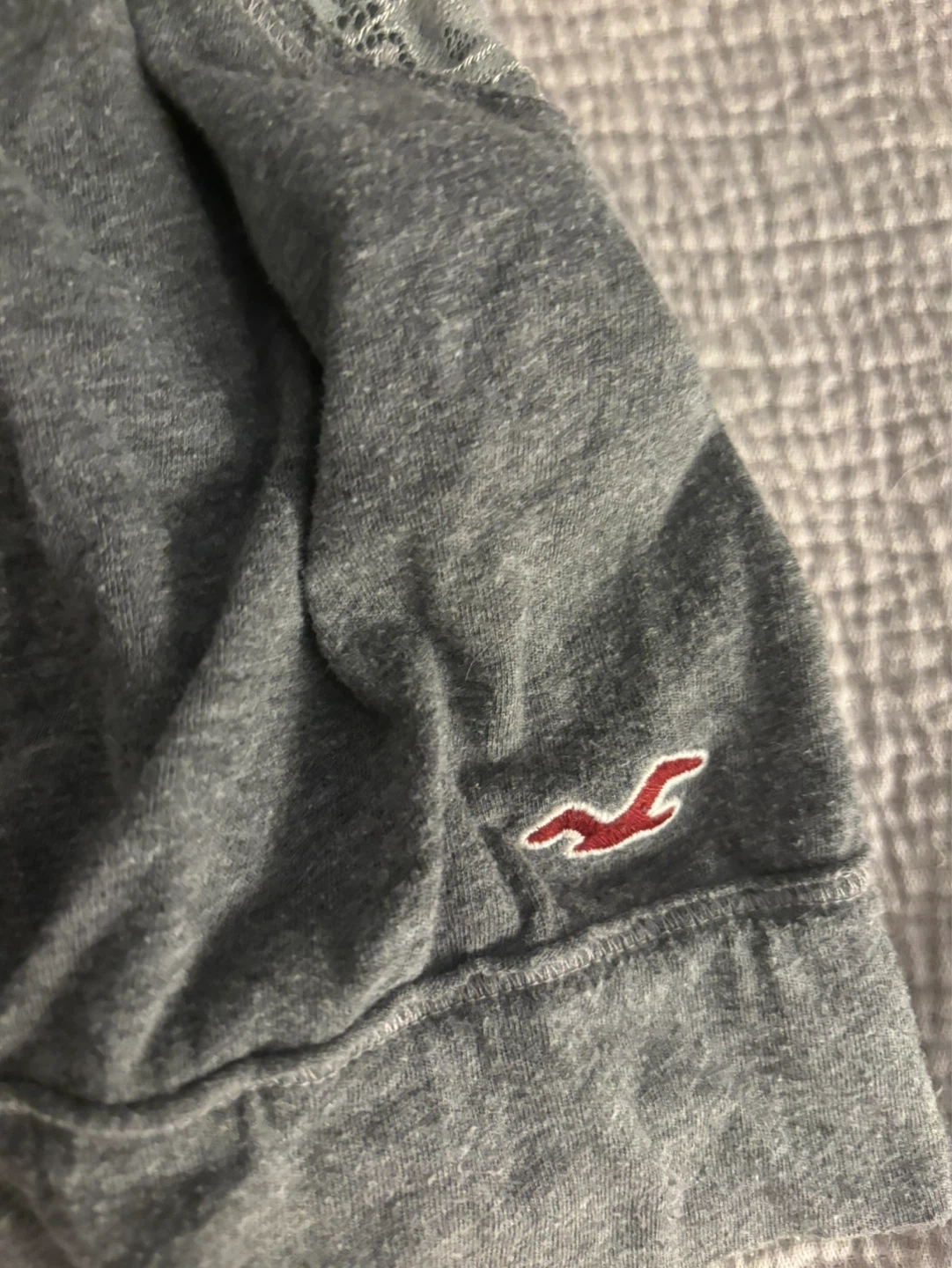 Hollister Grey Lace Trim Camisole XS - photo 2