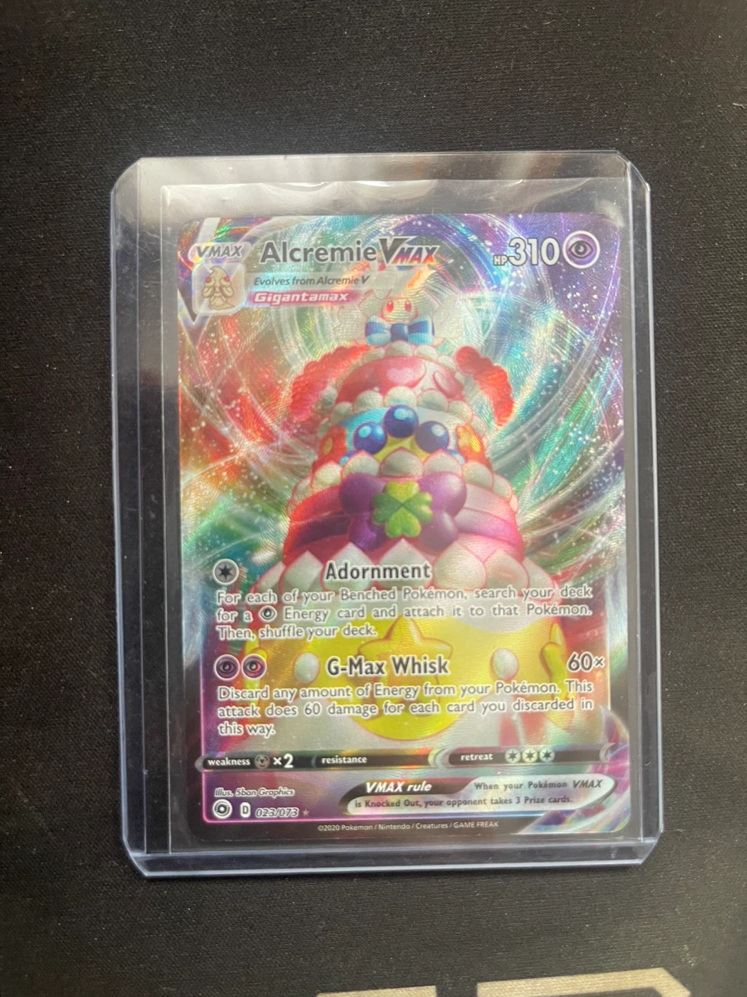 Pokemon Card - Alcremie VMAX Gigantamax (023/073)