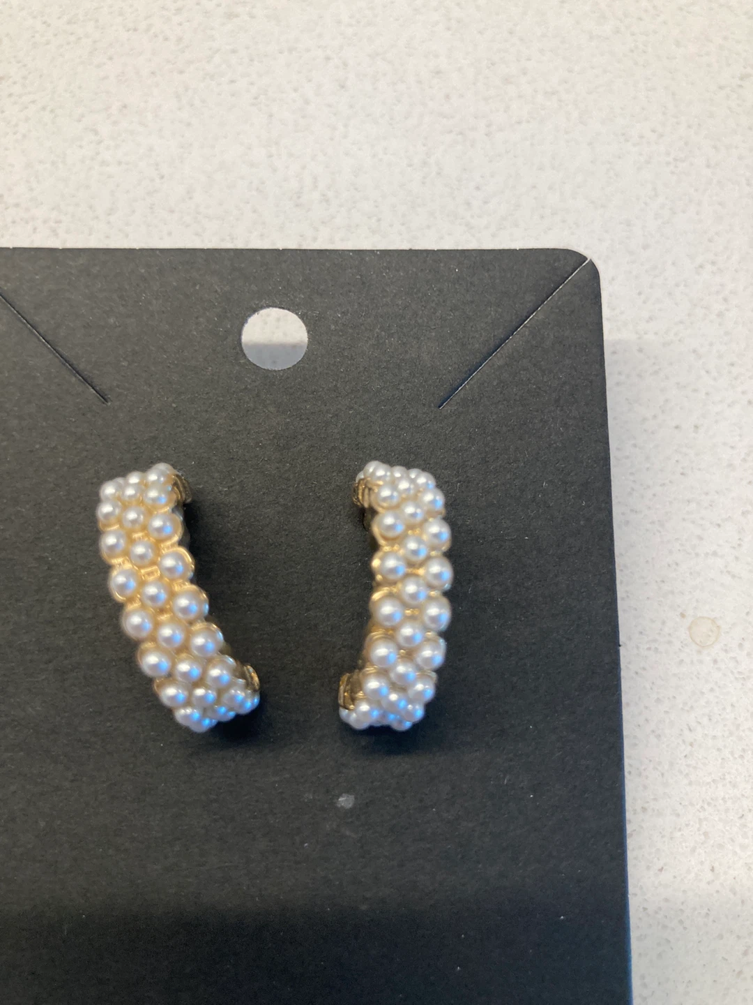 Pearl Hoop Earrings