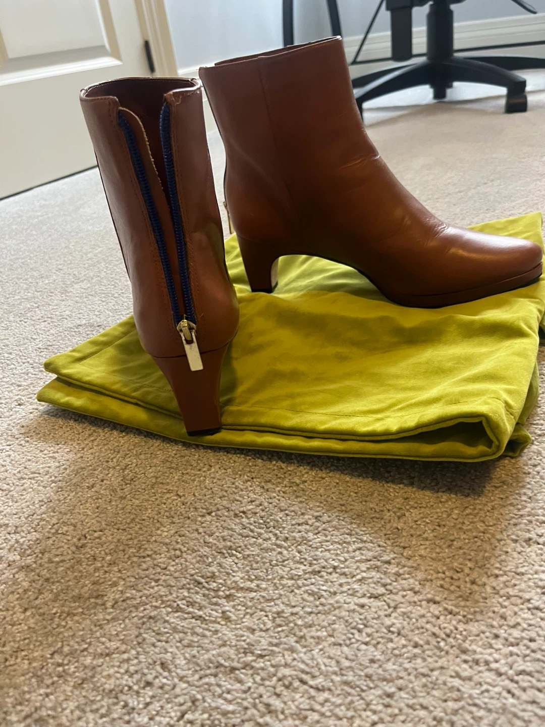 Dr. Liza Brown Leather Ankle Boots - photo 3