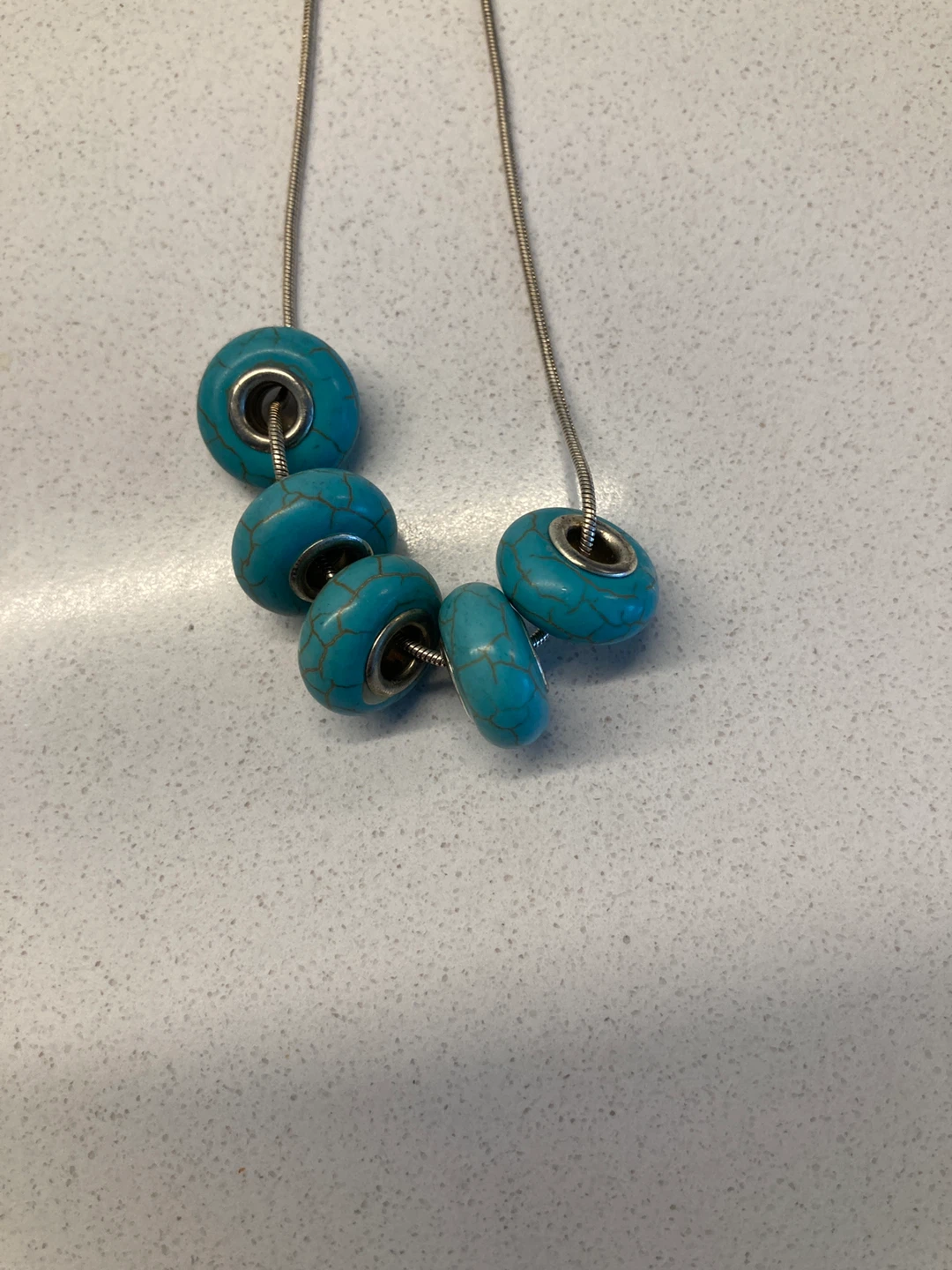 Turquoise Bead Necklace