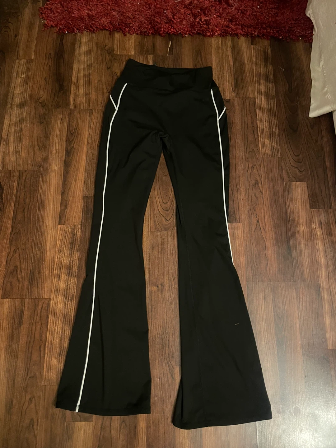 Sommer Ray Black Flare Athletic Pants