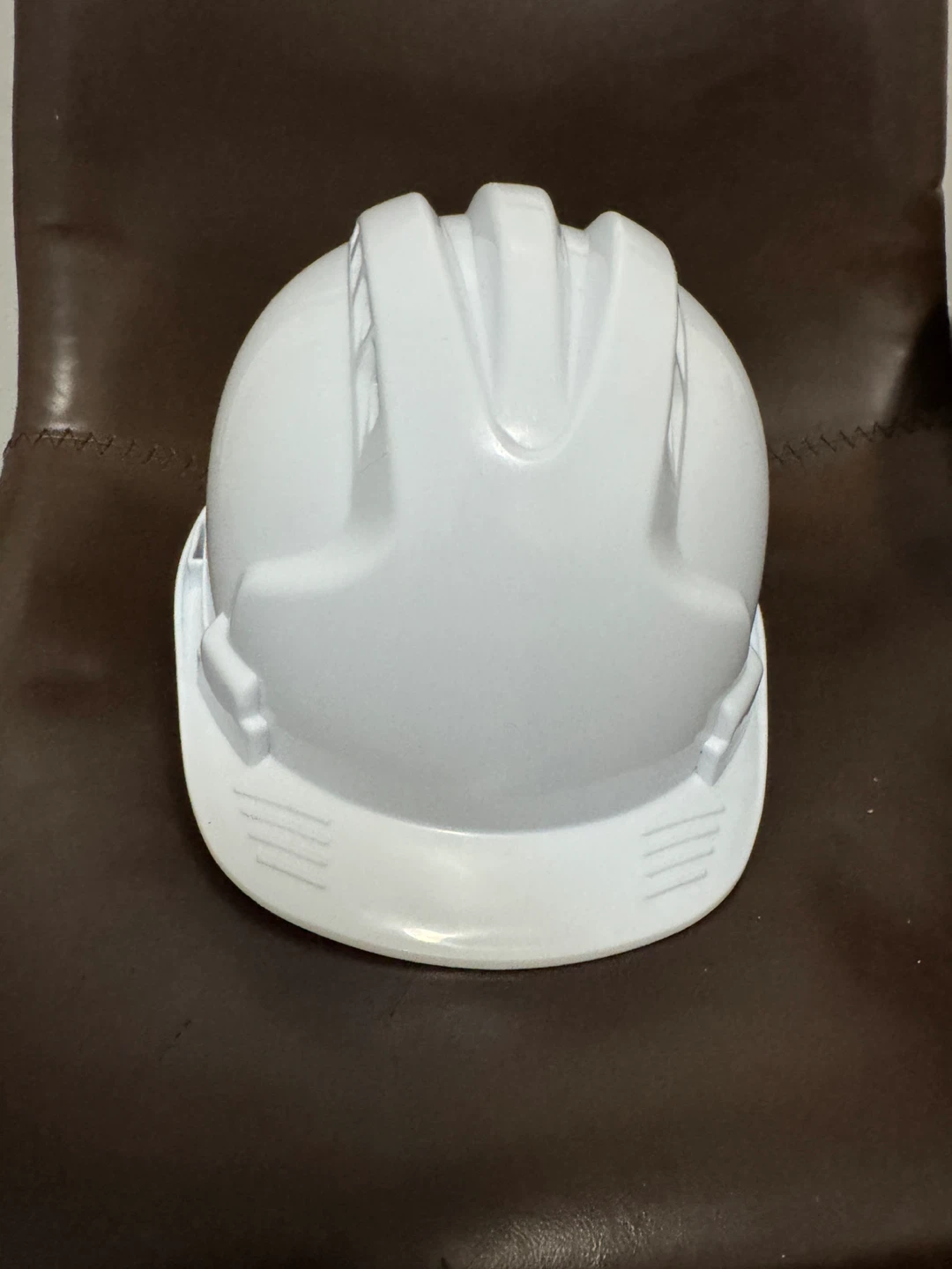 White Hard Hat and ToolRITE Work Gloves