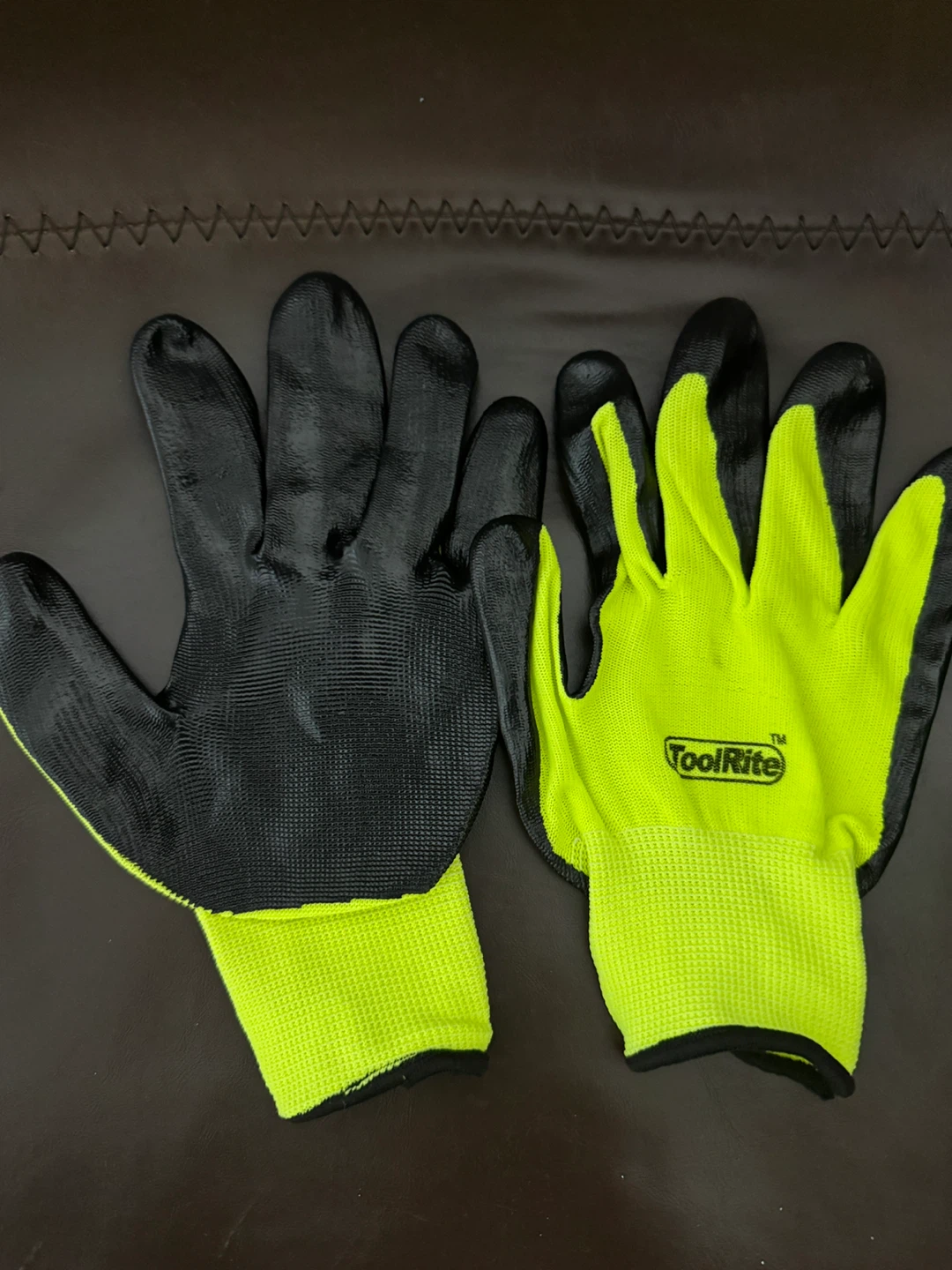 White Hard Hat and ToolRITE Work Gloves - photo 3