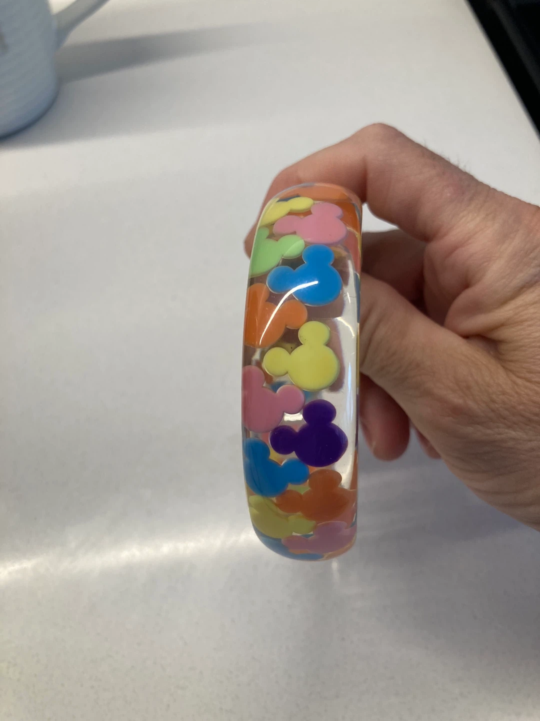 Disney Mickey Mouse Colourful Resin Bangle Bracelet - photo 3