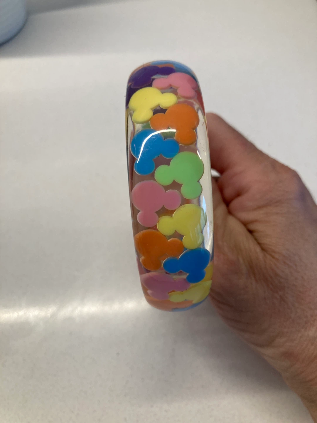 Disney Mickey Mouse Colourful Resin Bangle Bracelet